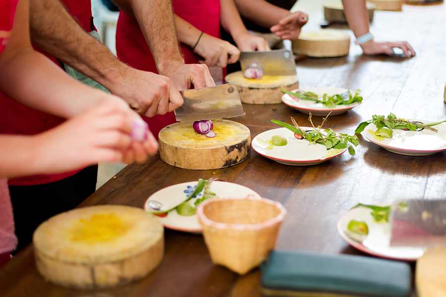 A sober cooking group
